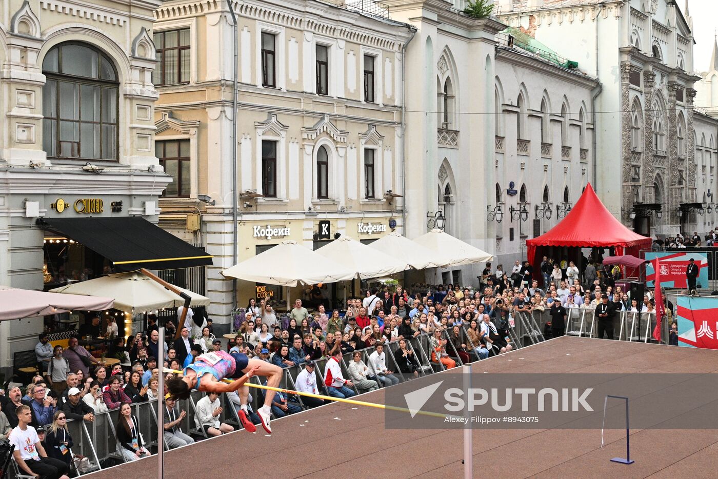 Russia Athletics Jump Day