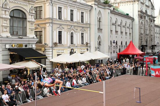 Russia Athletics Jump Day