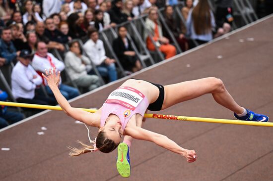 Russia Athletics Jump Day