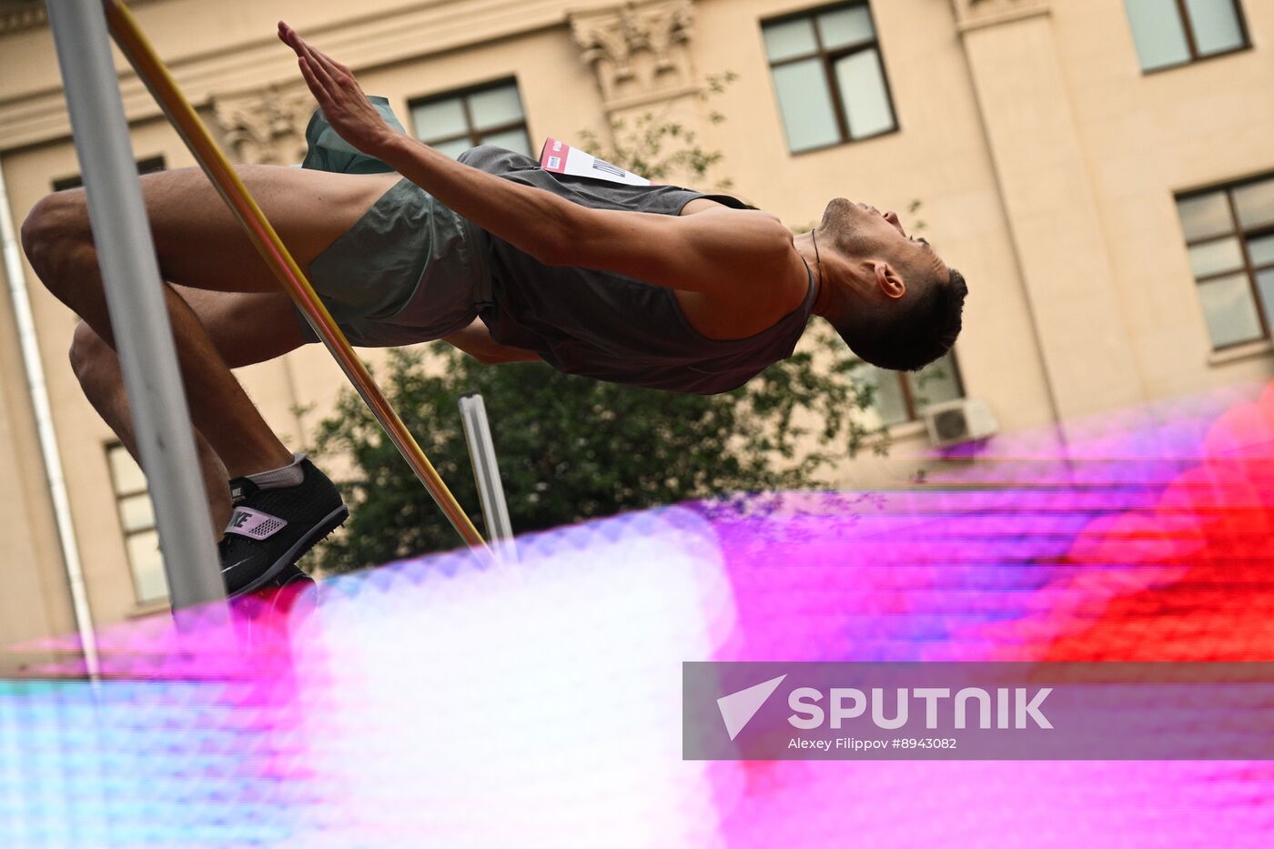 Russia Athletics Jump Day