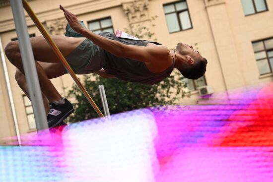 Russia Athletics Jump Day