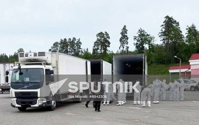 Russia Ukraine Military Operation Soldiers Bodies Exchange