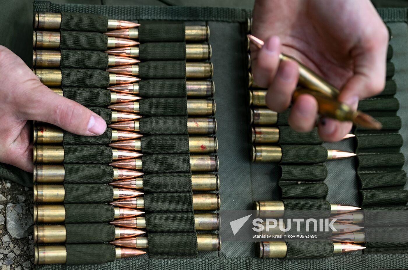 Russia Ukraine Military Operation Snipers Training