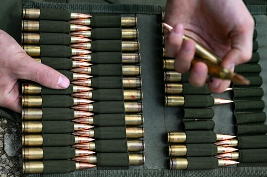 Russia Ukraine Military Operation Snipers Training