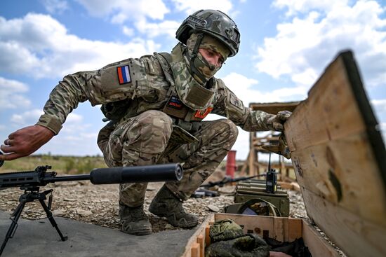 Russia Ukraine Military Operation Snipers Training