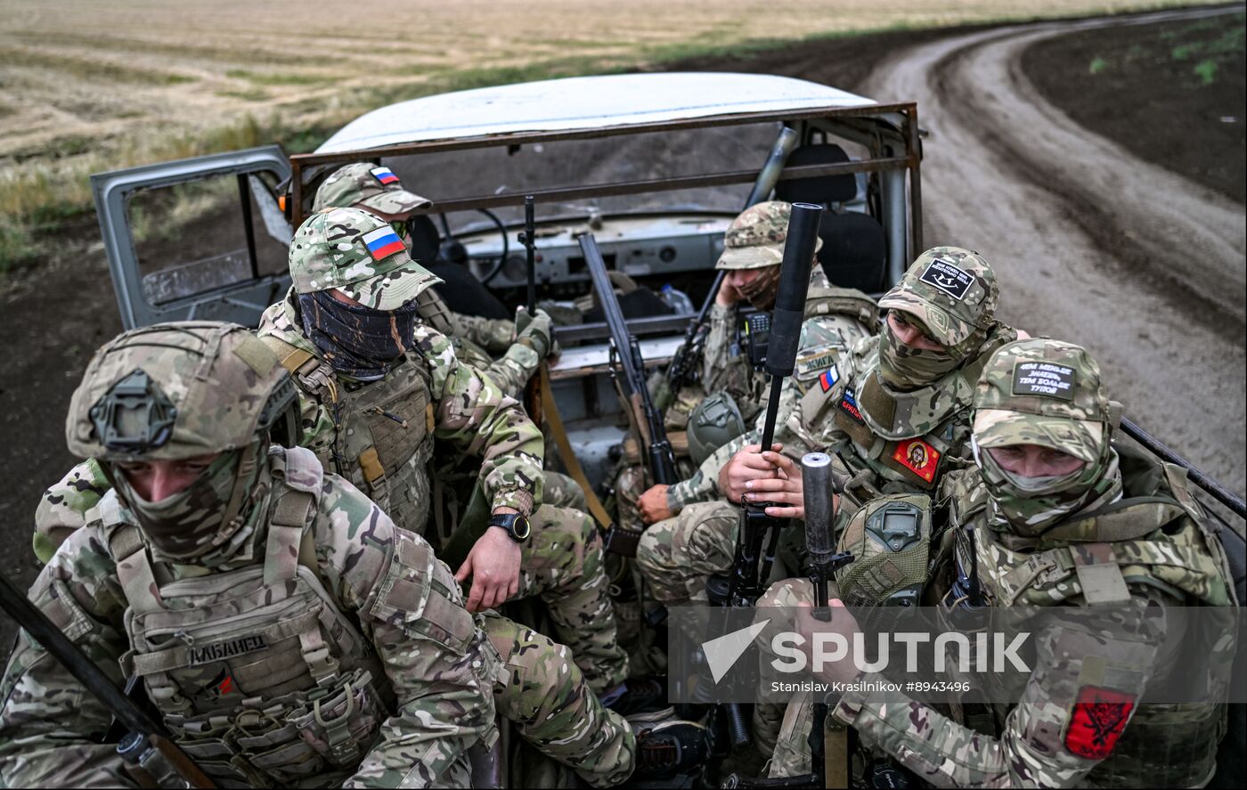 Russia Ukraine Military Operation Snipers Training