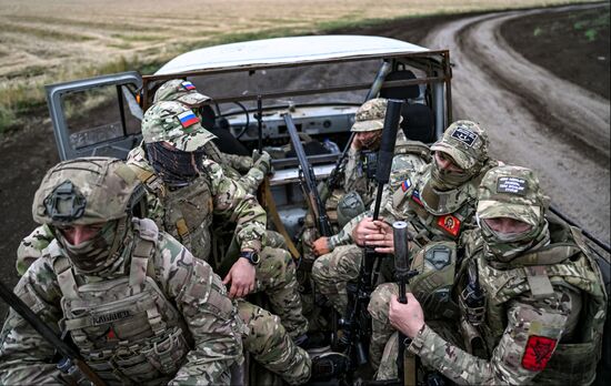 Russia Ukraine Military Operation Snipers Training
