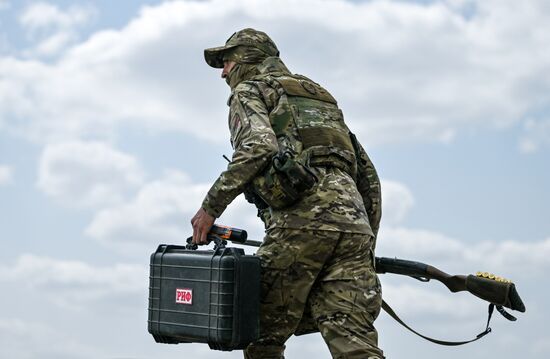 Russia Ukraine Military Operation Snipers Training