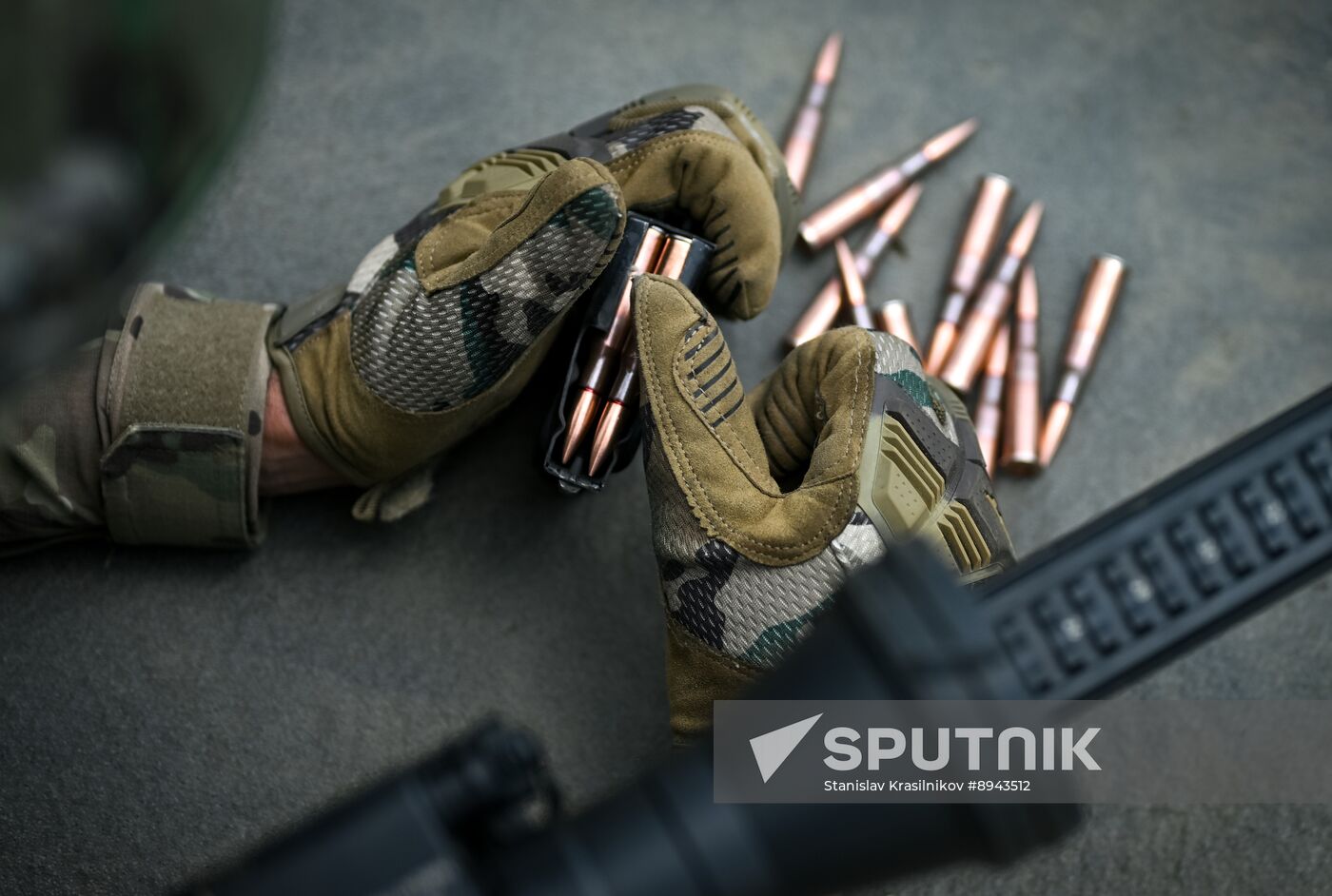 Russia Ukraine Military Operation Snipers Training