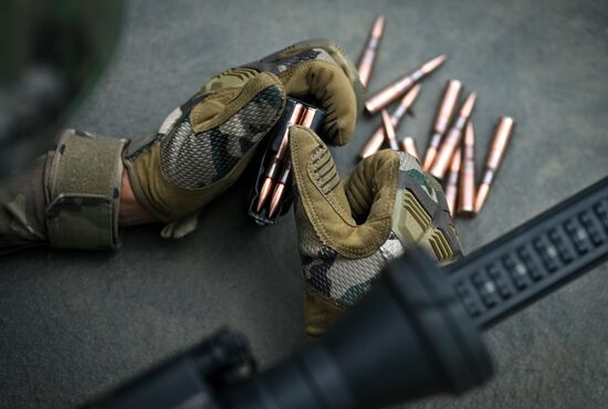 Russia Ukraine Military Operation Snipers Training