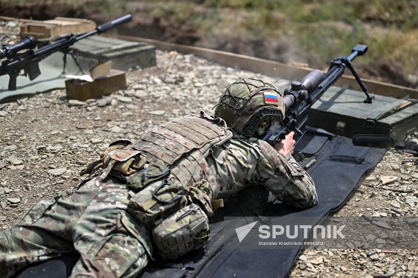 Russia Ukraine Military Operation Snipers Training