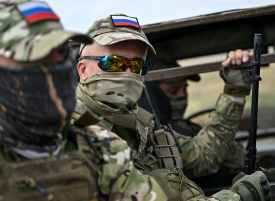 Russia Ukraine Military Operation Snipers Training