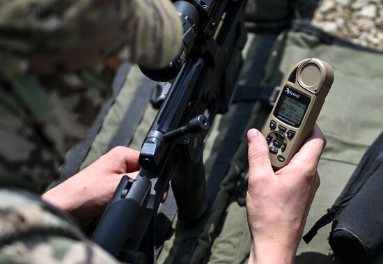 Russia Ukraine Military Operation Snipers Training