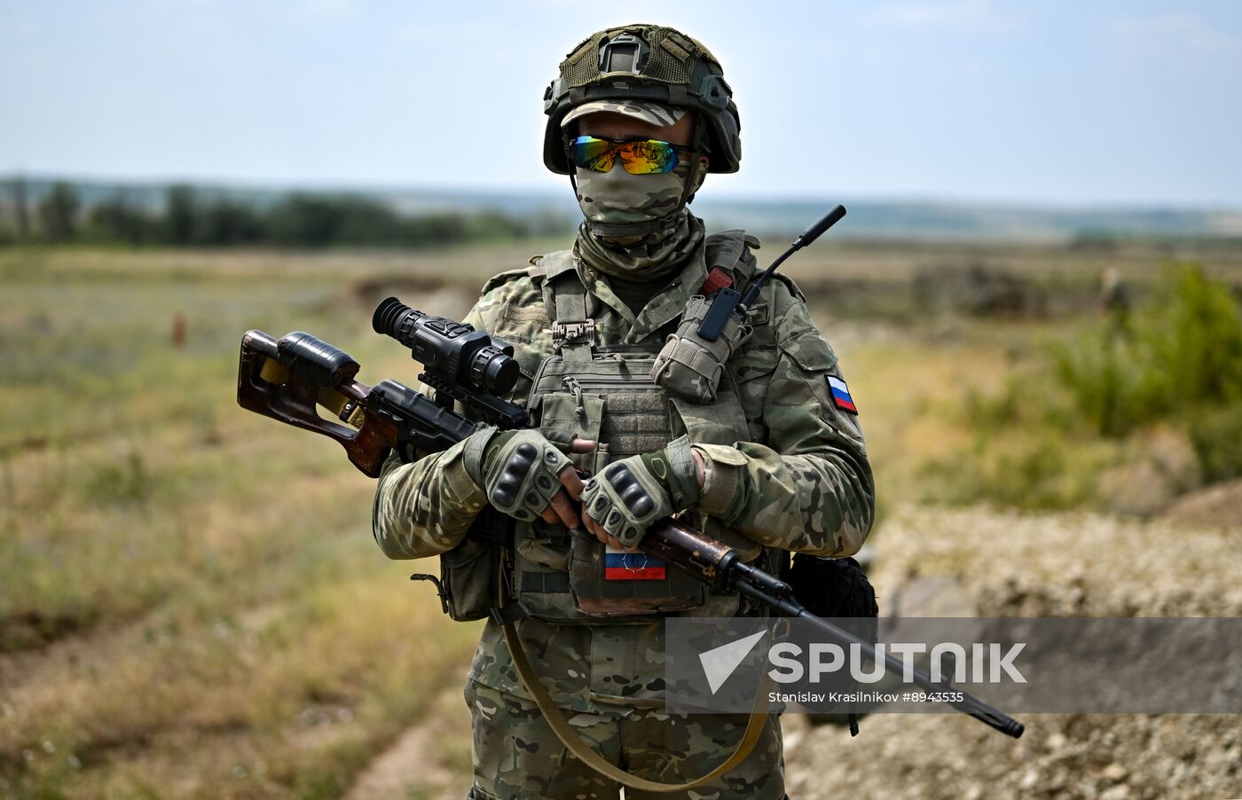 Russia Ukraine Military Operation Snipers Training