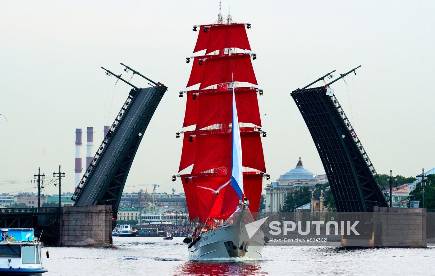 Russia Scarlet Sails Show Rehearsal