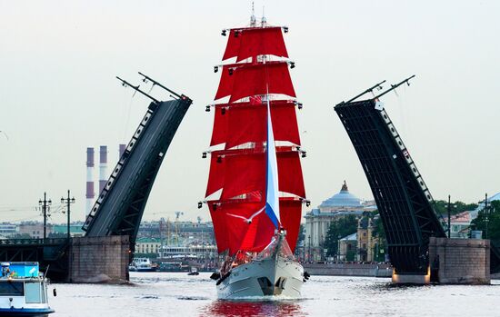 Russia Scarlet Sails Show Rehearsal