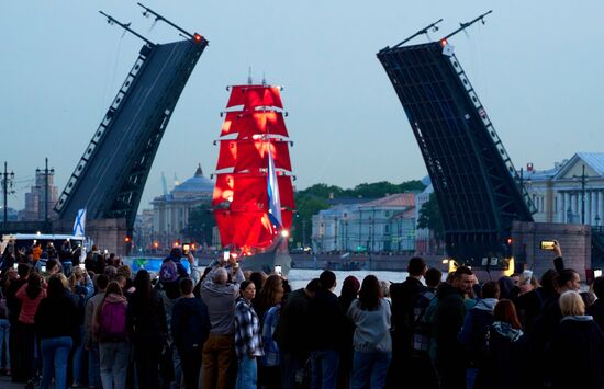 Russia Scarlet Sails Show Rehearsal