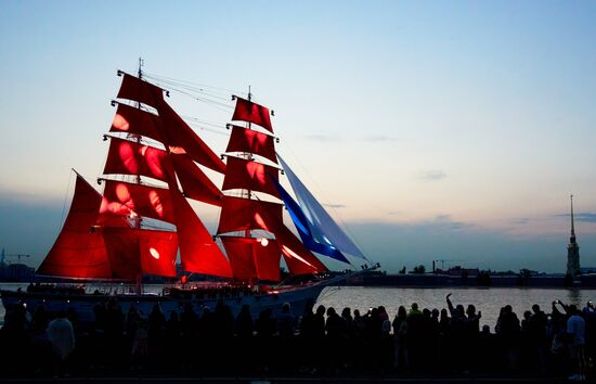 Russia Scarlet Sails Show Rehearsal