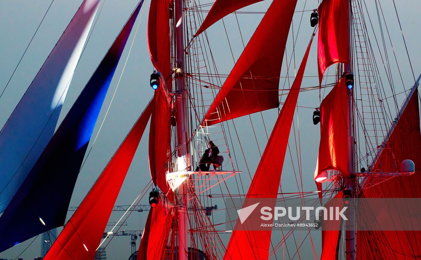 Russia Scarlet Sails Show Rehearsal