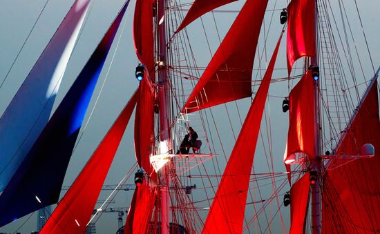 Russia Scarlet Sails Show Rehearsal