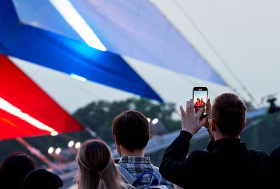 Russia Scarlet Sails Show Rehearsal