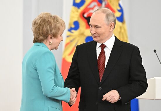 Russia Putin National Awards Presentation