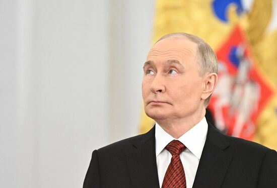 Russia Putin National Awards Presentation