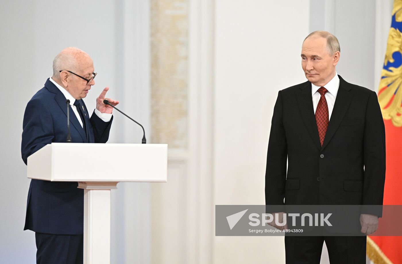 Russia Putin National Awards Presentation