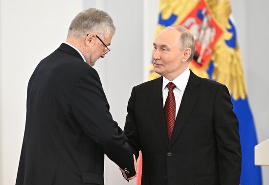Russia Putin National Awards Presentation