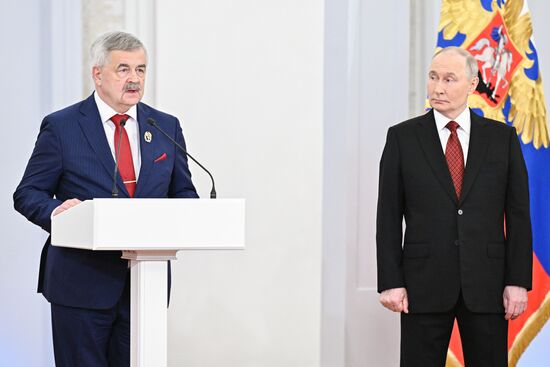 Russia Putin National Awards Presentation