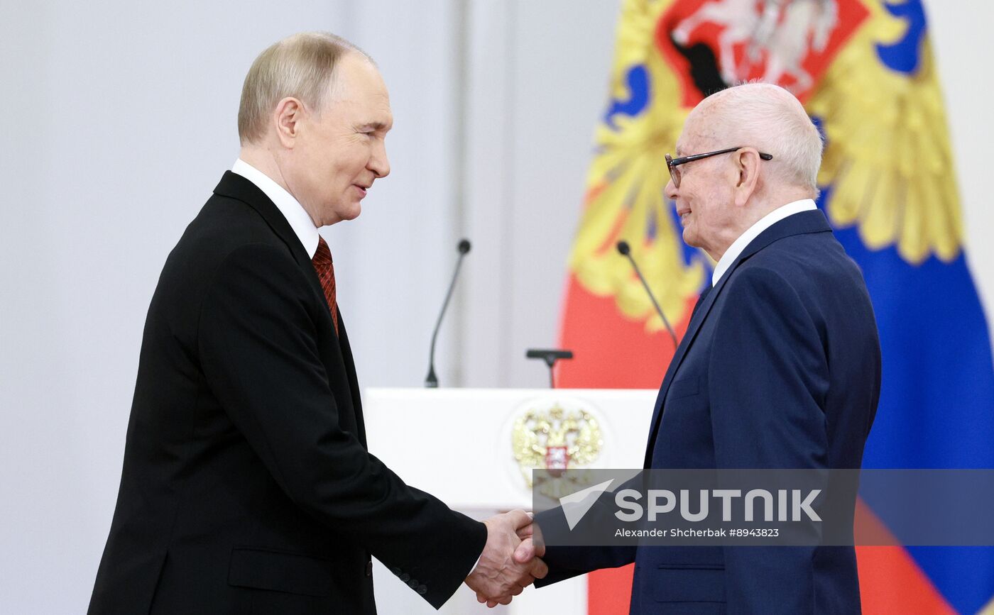 Russia Putin National Awards Presentation