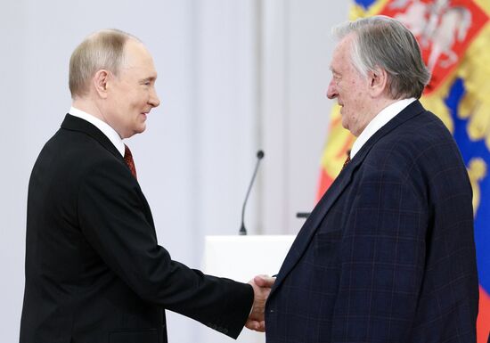 Russia Putin National Awards Presentation