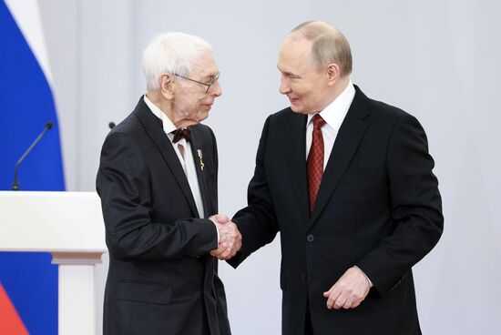 Russia Putin National Awards Presentation