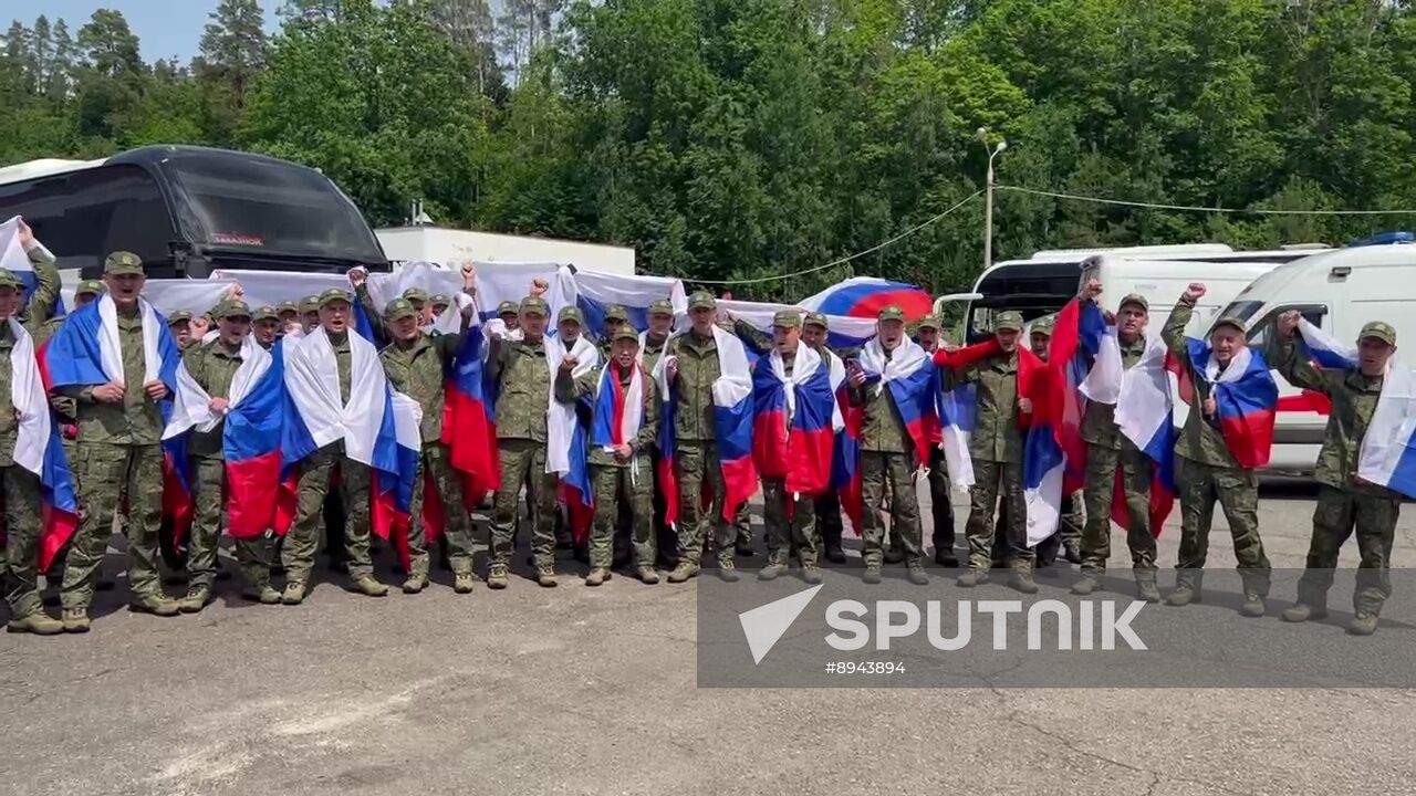 Russia Ukraine Military Operation POWs Exchange