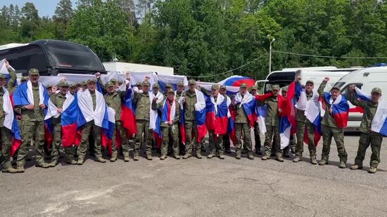 Russia Ukraine Military Operation POWs Exchange