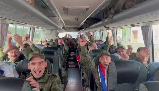 Russia Ukraine Military Operation POWs Exchange