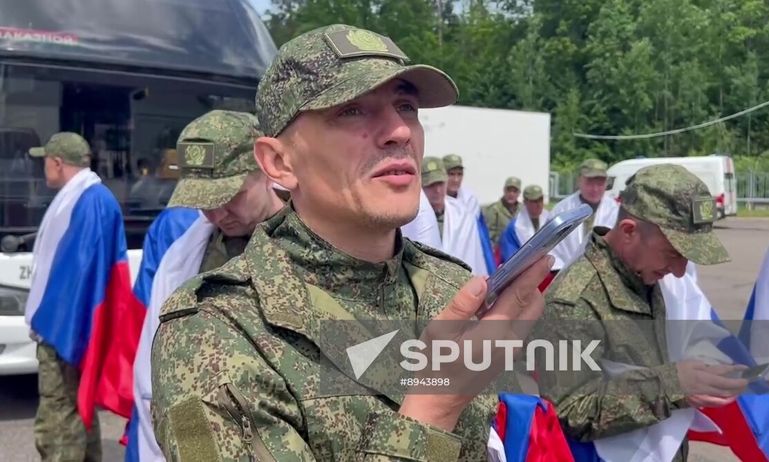 Russia Ukraine Military Operation POWs Exchange