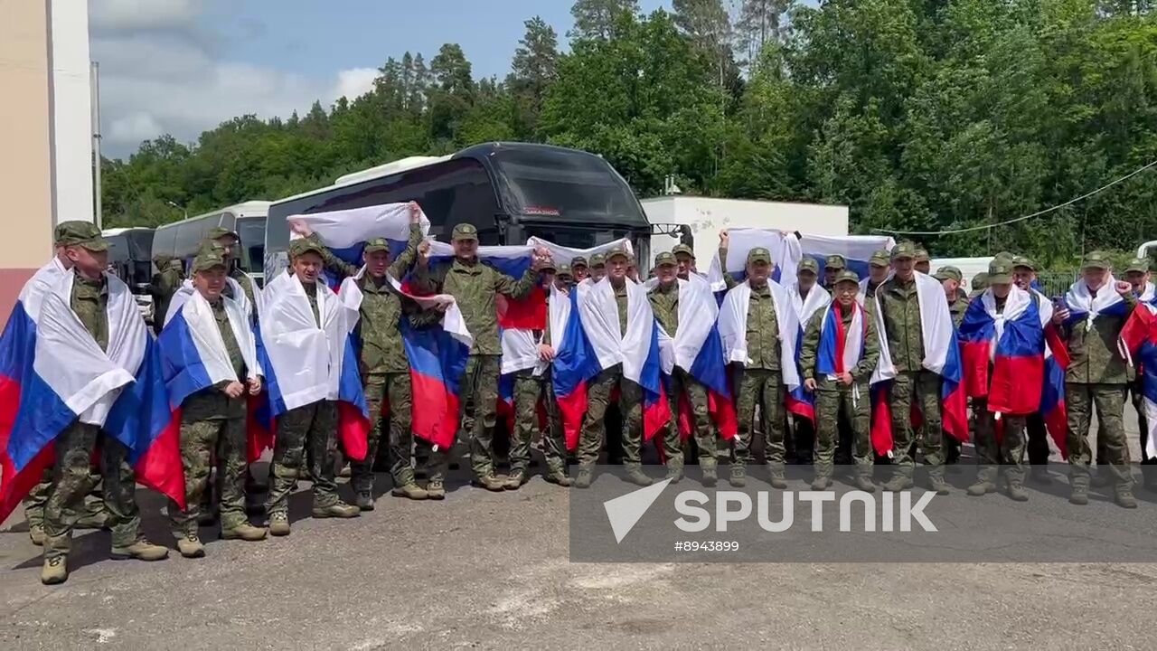 Russia Ukraine Military Operation POWs Exchange