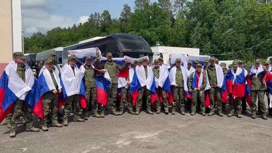 Russia Ukraine Military Operation POWs Exchange