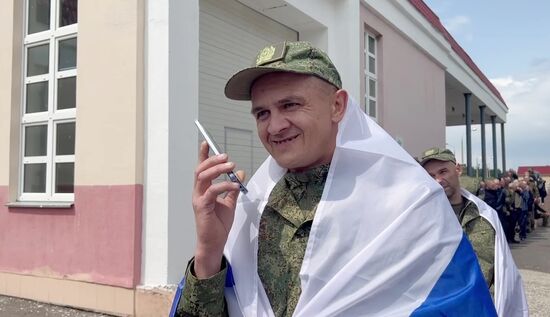 Russia Ukraine Military Operation POWs Exchange