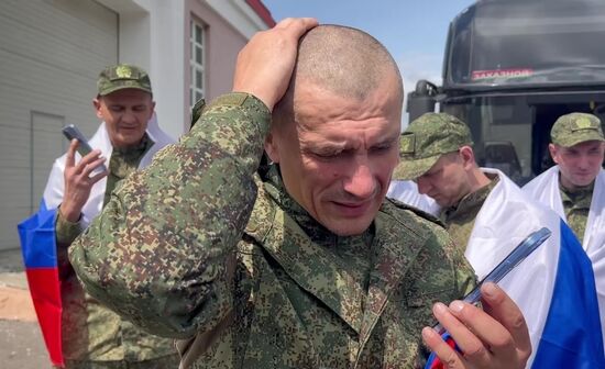 Russia Ukraine Military Operation POWs Exchange