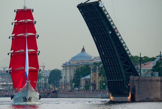Russia Scarlet Sails Show Rehearsal