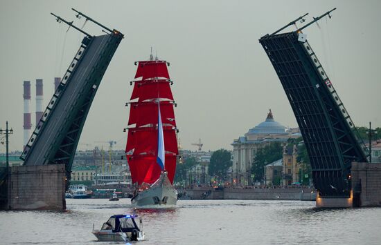 Russia Scarlet Sails Show Rehearsal
