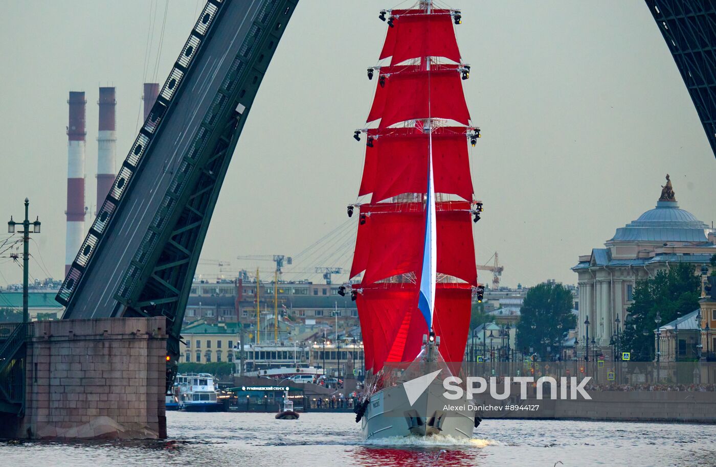 Russia Scarlet Sails Show Rehearsal