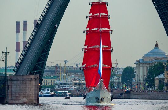 Russia Scarlet Sails Show Rehearsal
