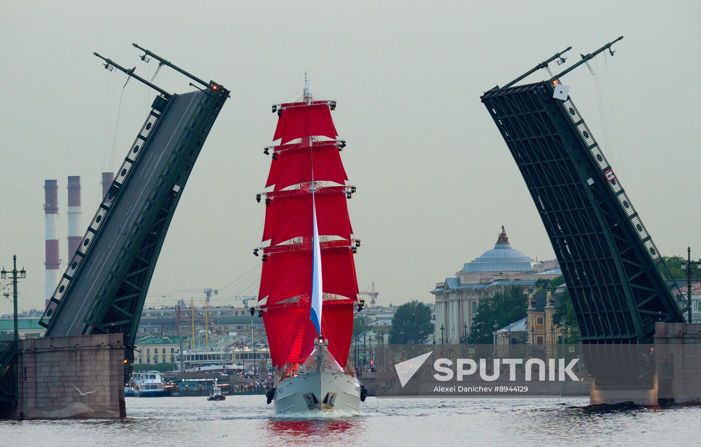 Russia Scarlet Sails Show Rehearsal