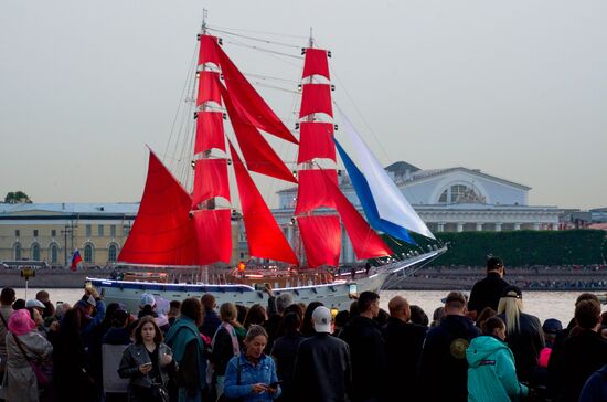 Russia Scarlet Sails Show Rehearsal