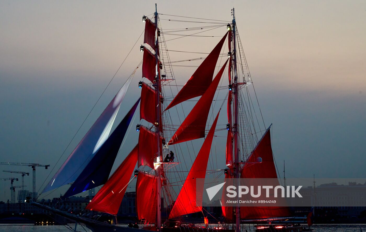 Russia Scarlet Sails Show Rehearsal