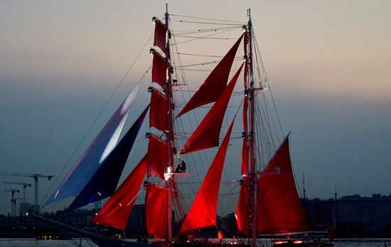 Russia Scarlet Sails Show Rehearsal