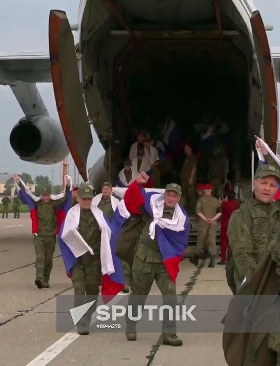 Russia Ukraine Military Operation POWs Exchange